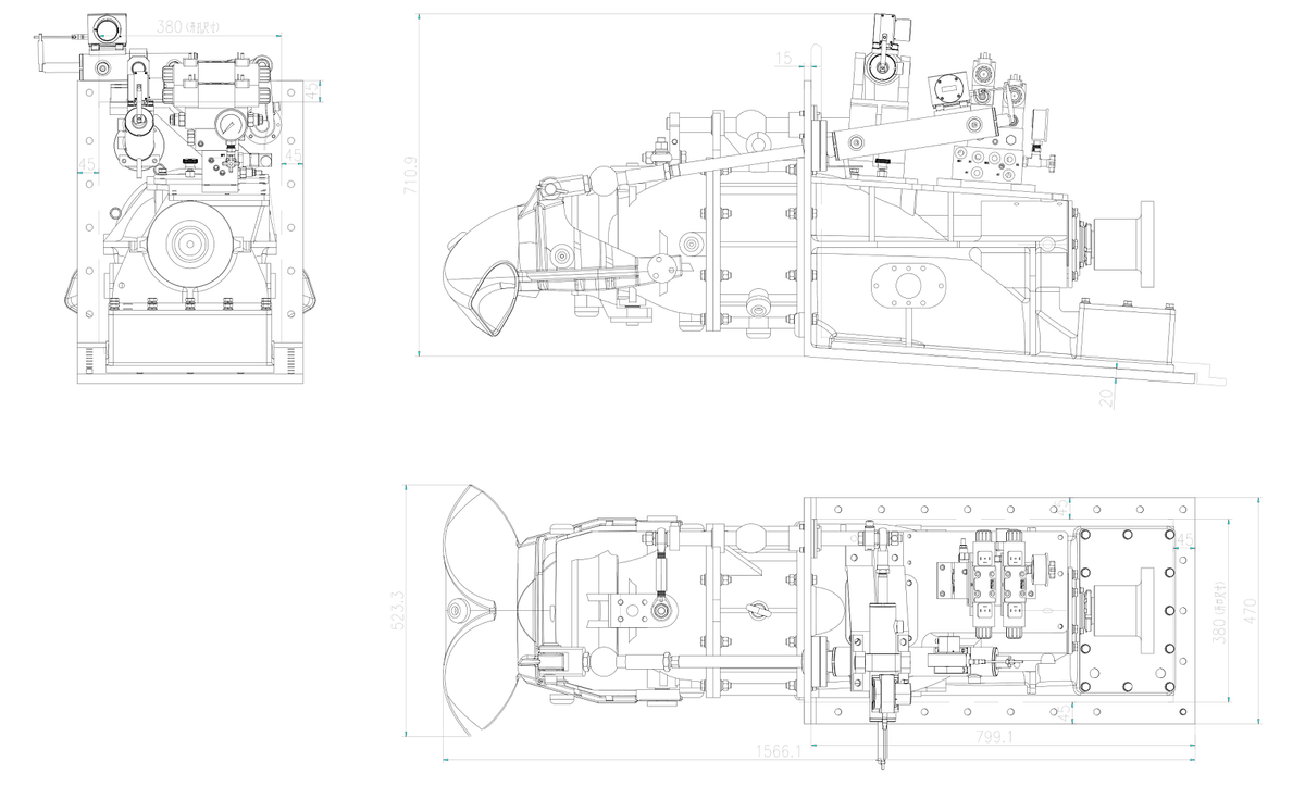 HJ280 Water Jet Propulsion Unit — 320 kW (429 HP) Marine Waterjet