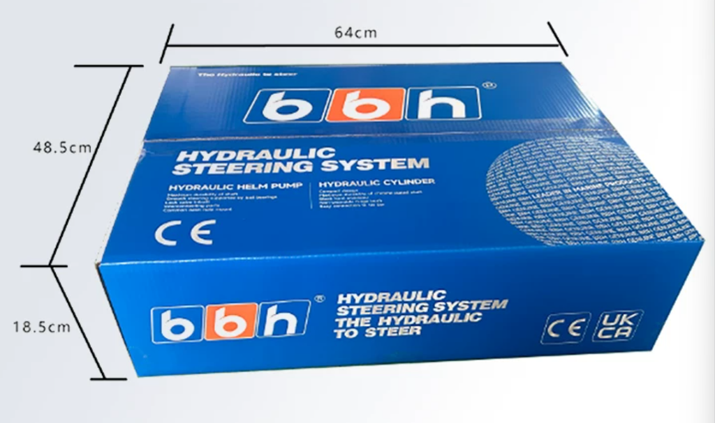 BBH Hydraulic Steering System — Helm Pump & Cylinder Kit (90HP–300HP)
