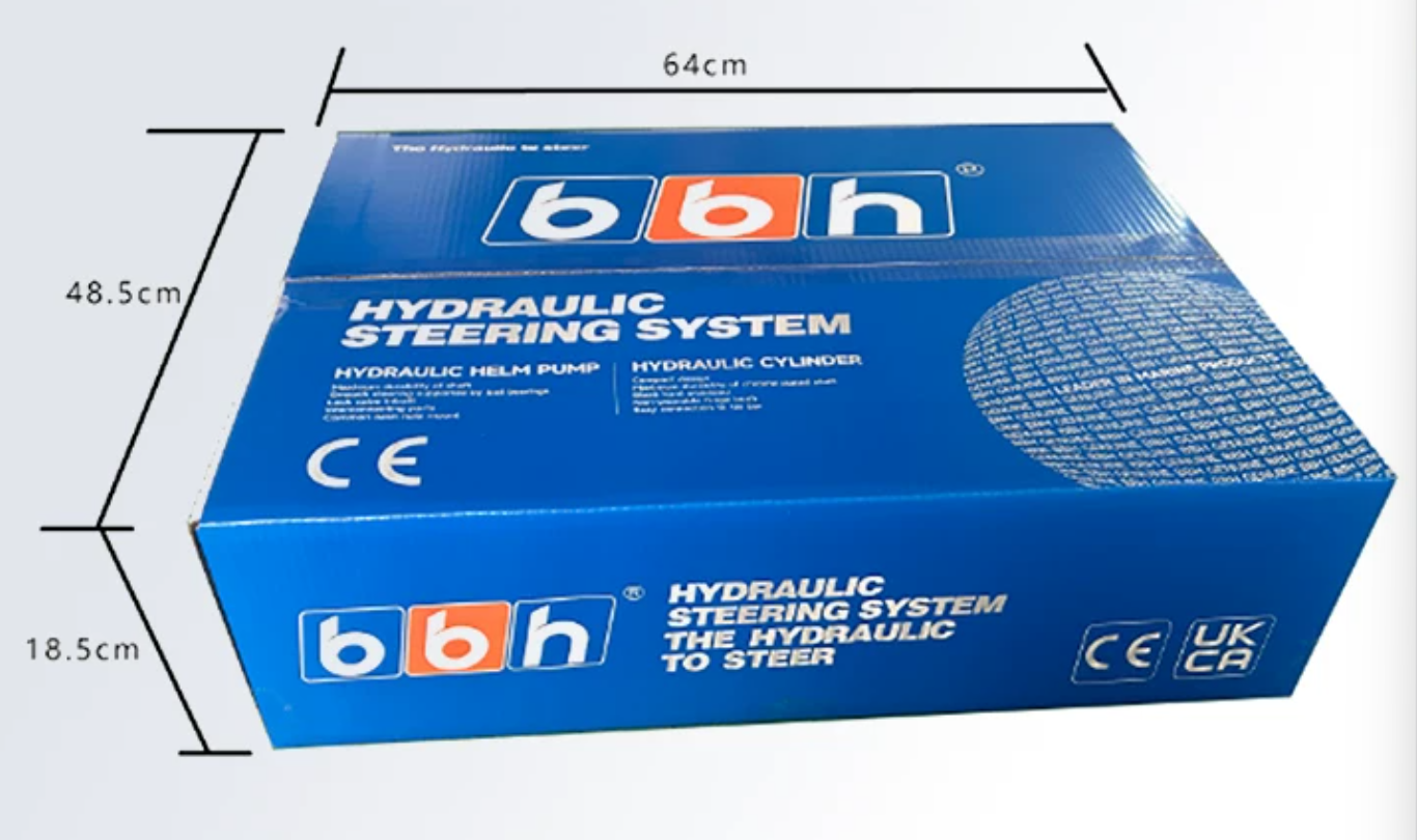 BBH Hydraulic Steering System — Helm Pump & Cylinder Kit (90HP–300HP)