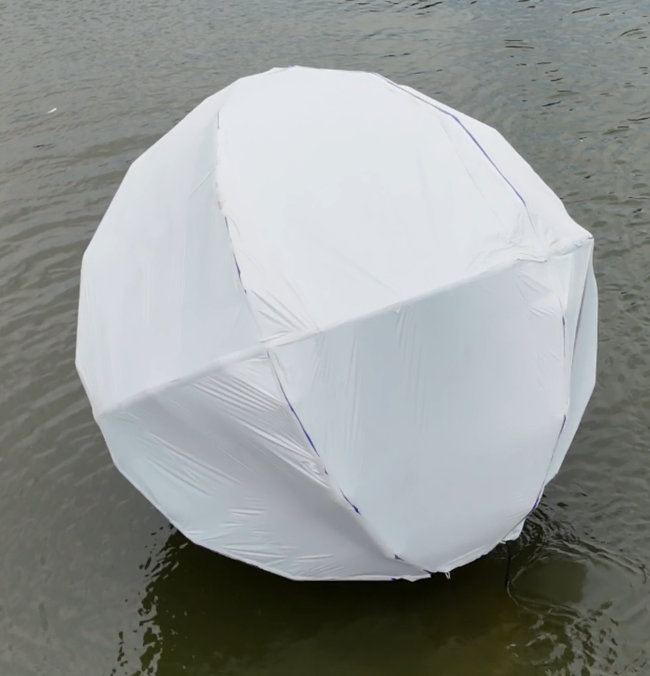 CO2 Quick-Inflating Expanding Target Ball System