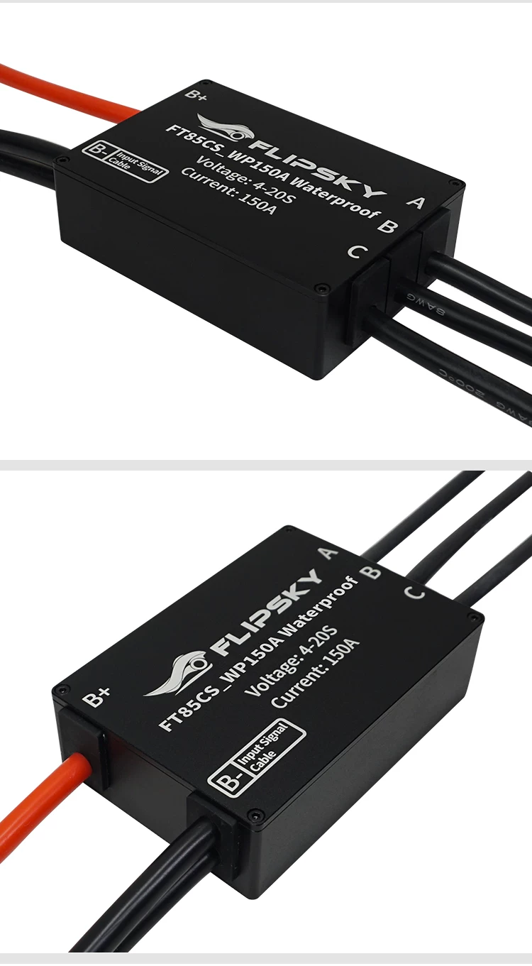 FT85CS Waterproof 150A ESC | Electric Surfboard Controller